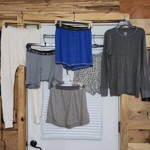 Fruit of Loom/Hane/Highland Outfitter menssleep boxers and thermal shirt/pant M